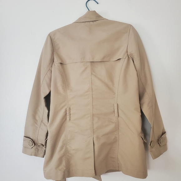3/$25 Water Repellent Eddie Bauer trench coat sz small - Picture 13 of 14